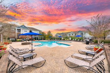 Pool at MAA Huntersville luxury apartment homes in Charlotte, NC