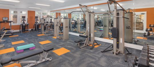 Fitness Center at MAA Legacy Park luxury apartment homes in Charlotte, NC