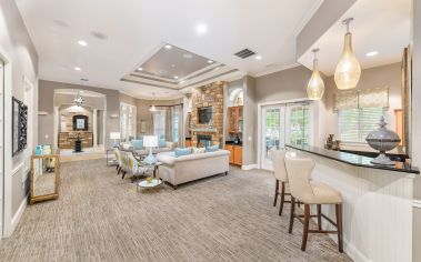 Clubhouse at MAA Matthews Commons luxury apartment homes in Charlotte, NC