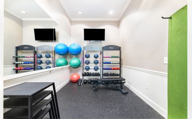 Fitness studio at MAA Matthews Commons luxury apartment homes in Charlotte, NC