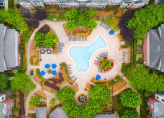 Pool at MAA Matthews Commons luxury apartment homes in Charlotte, NC