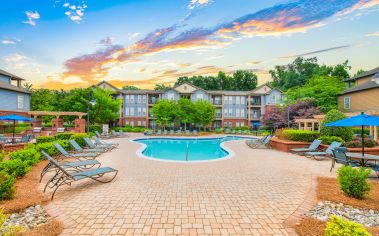 Pool at MAA Matthews Commons luxury apartment homes in Charlotte, NC