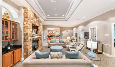 Clubhouse at MAA Matthews Commons luxury apartment homes in Matthews, NC