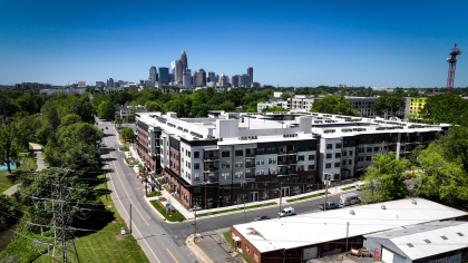 Exterior shot at MAA Optimist Park in Charlotte, NC