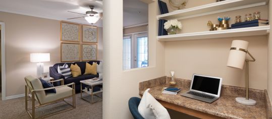 Office Nook at MAA Prosperity Creek luxury apartment homes in Charlotte, NC