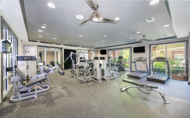 Fitness center at MAA Reserve luxury apartment homes in Charlotte, NC