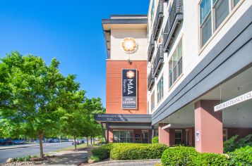 Signage at MAA Reserve luxury apartment homes in Charlotte, NC