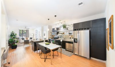 Kitchen at MAA South Line luxury apartment homes in Charlotte, NC