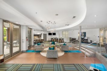 Clubhouse at MAA South Line luxury apartment homes in Charlotte, NC