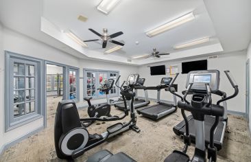 Fitness center at MAA South Park luxury apartment homes in Charlotte, NC