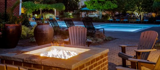 Fire Pit at MAA South Park luxury apartment homes in Charlotte, NC