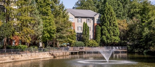 Pond at MAA South Park luxury apartment homes in Charlotte, NC