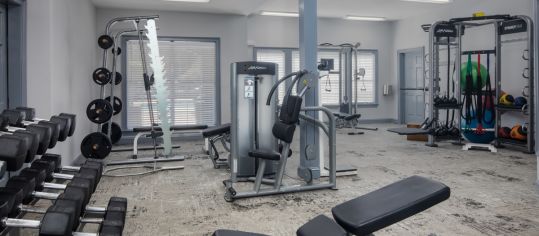 Fitness center at MAA South Park luxury apartment homes in Charlotte, NC