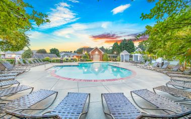 Pool at MAA University Lake luxury apartment homes in Charlotte, NC