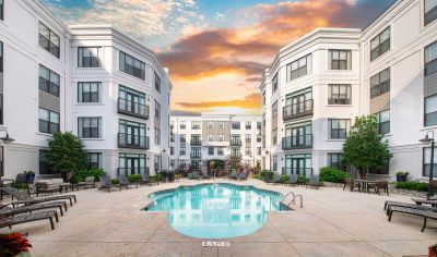 Pool at MAA Uptown luxury apartment homes in Charlotte, NC