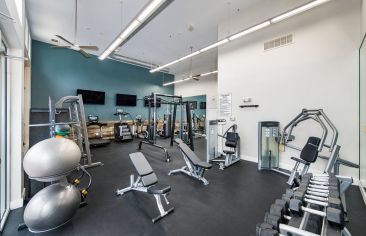 Gym at MAA Uptown luxury apartment homes in Charlotte, NC