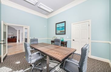 Business center at MAA Brierdale luxury apartment homes in Raleigh, NC