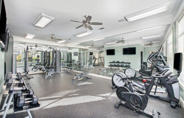 Fitness center at MAA Brierdale luxury apartment homes in Raleigh, NC