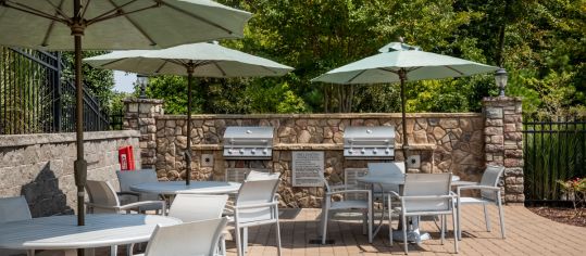 Grilling Area at MAA Brierdale luxury apartment homes in Raleigh, NC