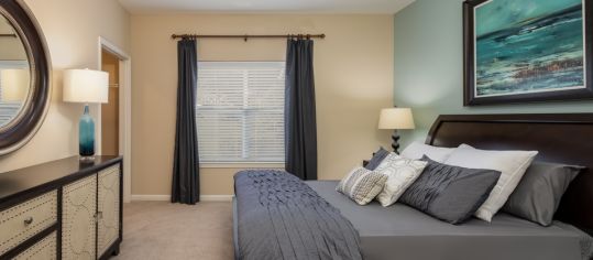 Bedroom 2 at MAA Brierdale luxury apartment homes in Raleigh, NC