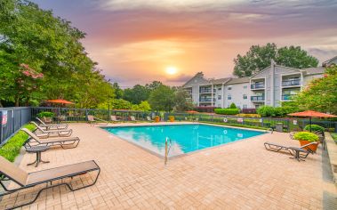 Pool at MAA Hermitage luxury apartment homes in Raleigh-Cary, NC