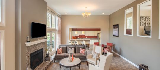 Clubhouse at MAA Hermitage luxury apartment homes in Raleigh-Cary, NC