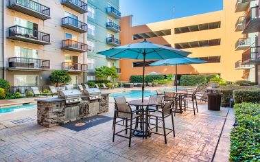 Grilling Area at MAA Hue luxury apartment homes in Raleigh, NC