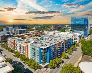 Property Aerial at MAA Hue luxury apartment homes in Raleigh, NC