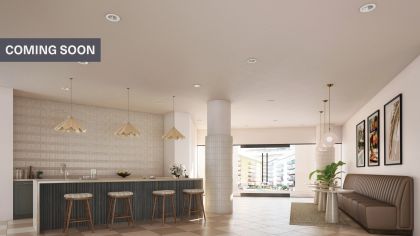 Leasing office at MAA Hue luxury apartment homes in Raleigh, NC