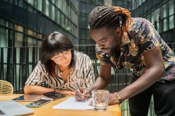 Coworking space at MAA Nixie in Raleigh, NC