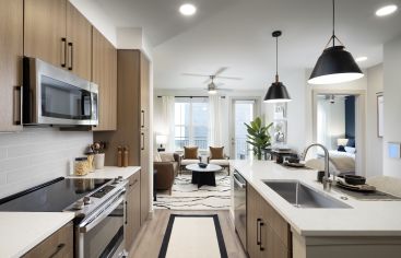 Kitchen at MAA Nixie luxury apartment homes in Durham, NC