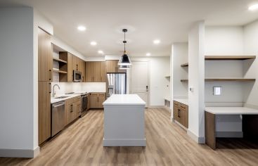 Kitchen at MAA Nixie luxury apartment homes in Durham, NC