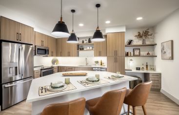 Kitchen at MAA Nixie luxury apartment homes in Durham, NC