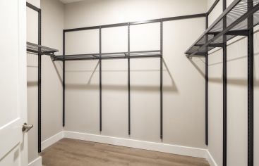 Closet at MAA Nixie luxury apartment homes in Durham, NC