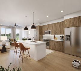 Kitchen at MAA Nixie luxury apartment homes in Raleigh, NC