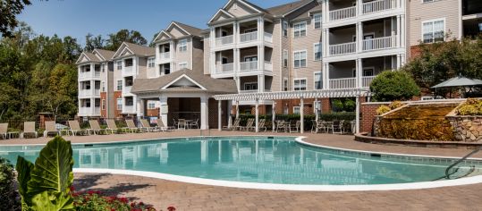 Pool at MAA Preserve luxury apartment homes in Raleigh, NC