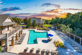 Pool at MAA Trinity luxury apartment homes in Raleigh, NC