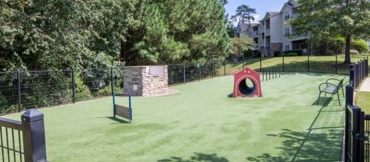 Dog Park at Colonial Grand at Trinity Commons luxury apartment homes in Raliegh, NC