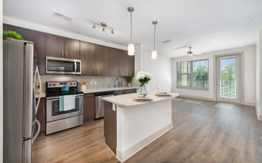 Model Kitchen at MAA 1201 Midtown luxury apartments in Charleston, SC