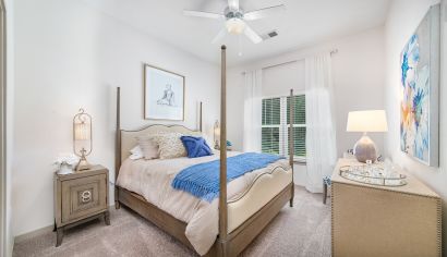 Model Bedroom at MAA 1201 Midtown luxury apartments in Charleston, SC