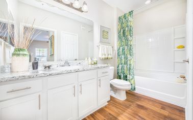 Bathroom at MAA Commerce Park luxury apartment homes in Charleston, SC