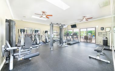 Fitness center at MAA Crowfield luxury apartment homes in Goose Creek, SC