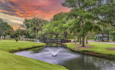 Pond at MAA Waters Edge luxury apartment homes in Summerville, SC
