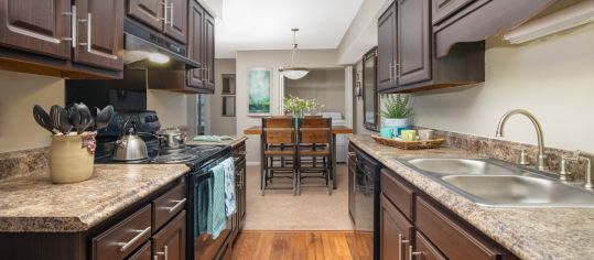 Kitchen at MAA Water's Edge luxury apartment homes in Charleston, SC