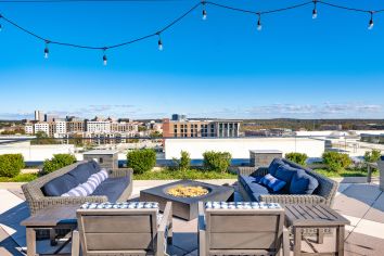 Rooftop at MAA Greene luxury apartment homes in Greenville, SC