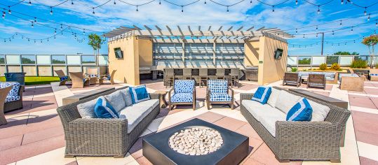 Rooftop at MAA Greene luxury apartment homes in Greenville , SC 
