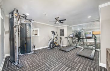 Fitness center at MAA Haywood luxury apartment homes in Greenville, SC