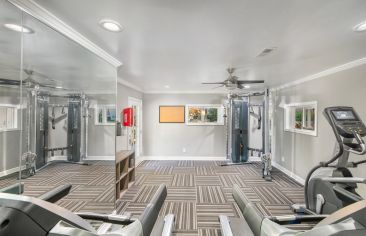 Fitness center at MAA Haywood luxury apartment homes in Greenville, SC