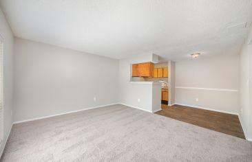 Living room at MAA Haywood luxury apartment homes in Greenville, SC