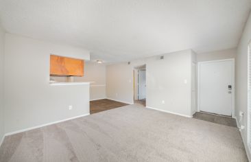 Living room at MAA Haywood luxury apartment homes in Greenville, SC